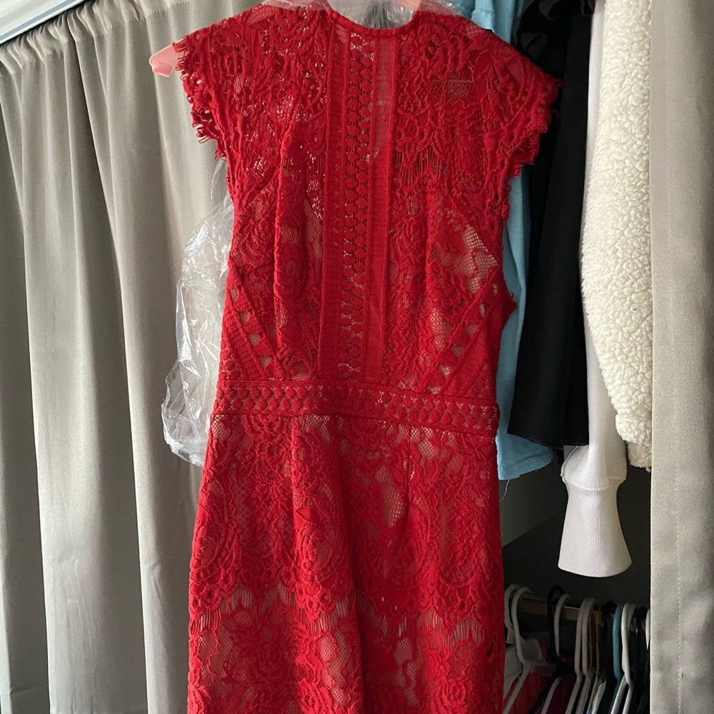 Red dress